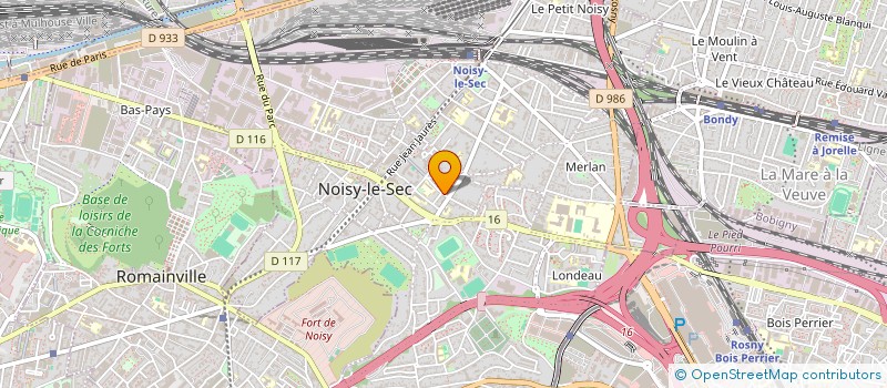 localisation de l'entreprise BEAUREGARD à NOISY-LE-SEC
