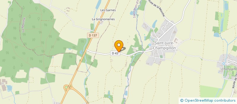 localisation de l'entreprise BEAUREGARD à SAINTE-HERMINE