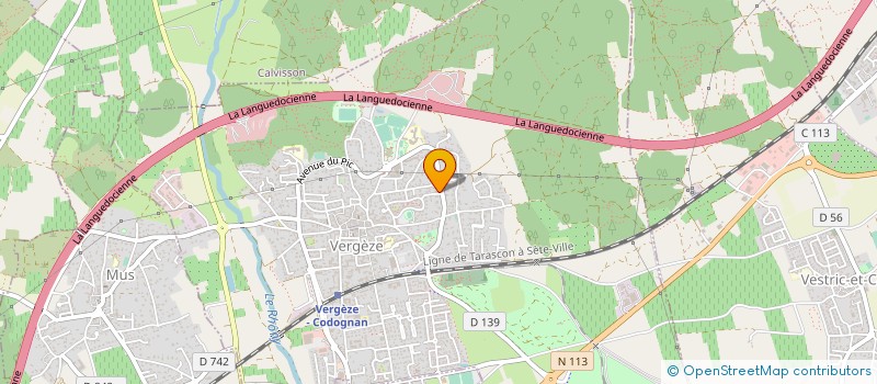 localisation de l'entreprise BEAUREGARD  VERGEZE