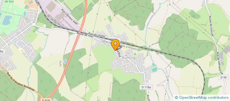 localisation de l'entreprise BEAUREGARD  KUNTZIG