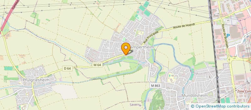 localisation de l'entreprise BEAUREGARD  LAMPERTHEIM