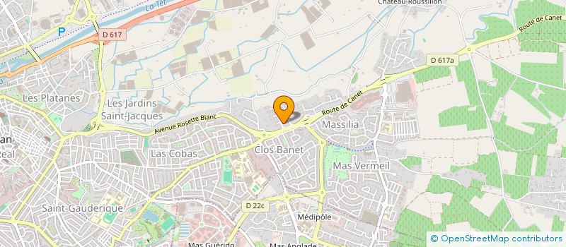 localisation de l'entreprise BEAUREGARD  PERPIGNAN