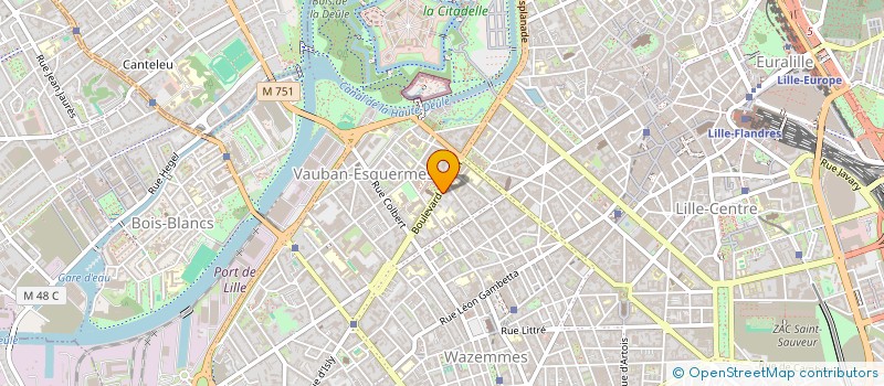 localisation de l'entreprise BEAUREGARD  LILLE