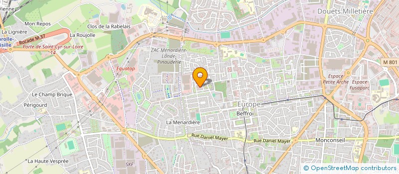 localisation de l'entreprise BEAUREGARD  TOURS