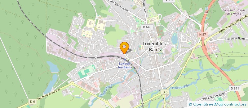 localisation de l'entreprise BEAUREGARD AUTOMOBILE à LUXEUIL-LES-BAINS
