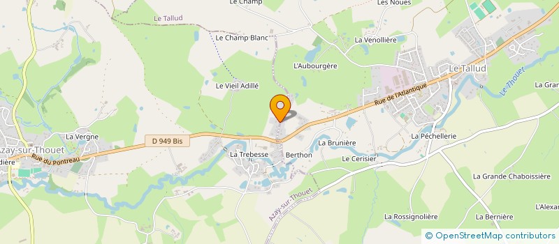 localisation de l'entreprise BEAUREGARD INVEST  AZAY-SUR-THOUET