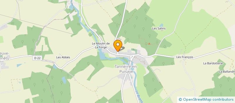 localisation de l'entreprise BEAUREGARD SERVICES à TANNERRE-EN-PUISAYE