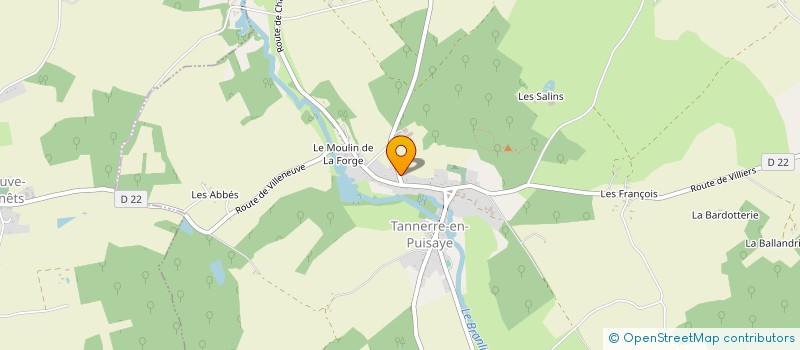 localisation de l'entreprise BEAUREGARD SERVICES à TANNERRE-EN-PUISAYE