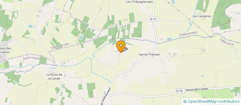 localisation de l'entreprise BEAUREGARDS à SALLERTAINE