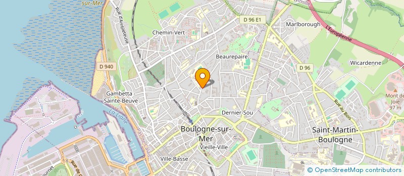 localisation de l'entreprise BEAUREPAIRE  BOULOGNE-SUR-MER