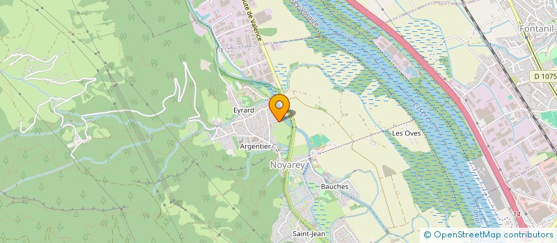 localisation de l'entreprise BEAUREVOIR MTF à NOYAREY