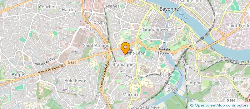 localisation de l'entreprise BEAURIVAGE à BAYONNE