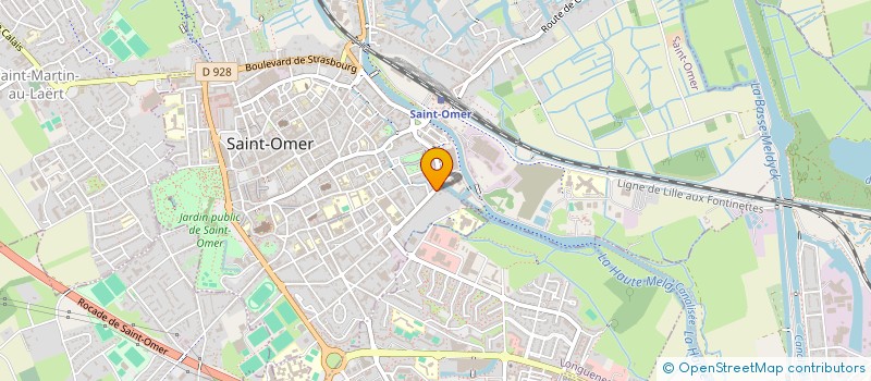 localisation de l'entreprise BEAURIVAGE SR  SAINT-OMER