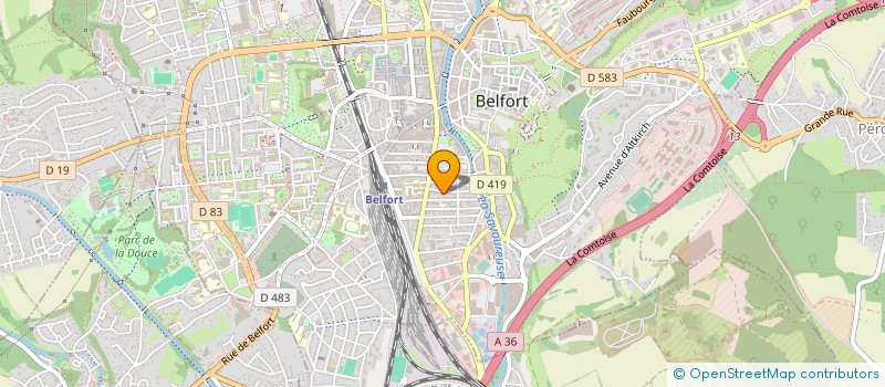 localisation de l'entreprise BEAUSEIGNEUR  BELFORT