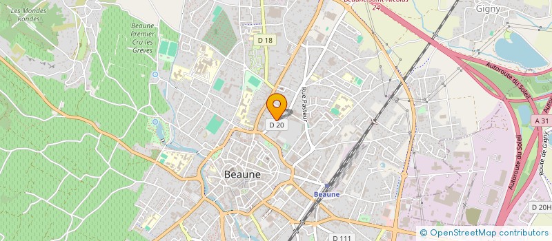 localisation de l'entreprise BEAUSEJOUR à BEAUNE