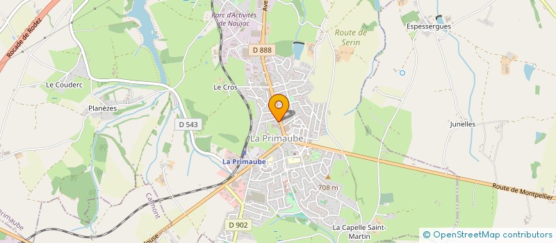 localisation de l'entreprise BEAUSEJOUR  LUC-LA-PRIMAUBE