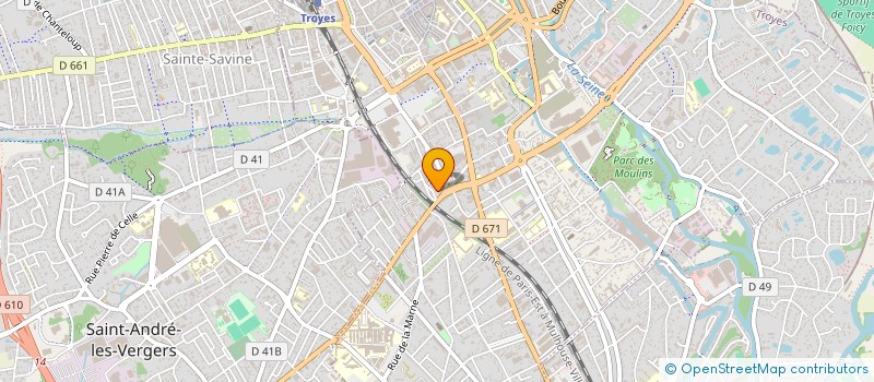 localisation de l'entreprise BEAUSEJOUR  TROYES