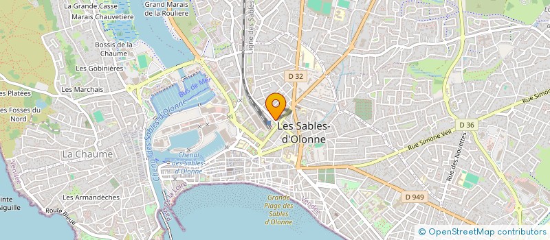 localisation de l'entreprise BEAUSEJOUR à LES SABLES D'OLONNE