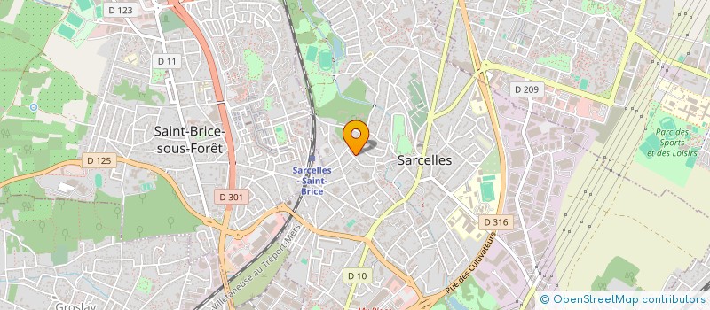 localisation de l'entreprise BEAUSEJOUR à SARCELLES