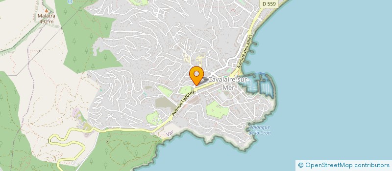 localisation de l'entreprise BEAUSEJOUR à CAVALAIRE-SUR-MER