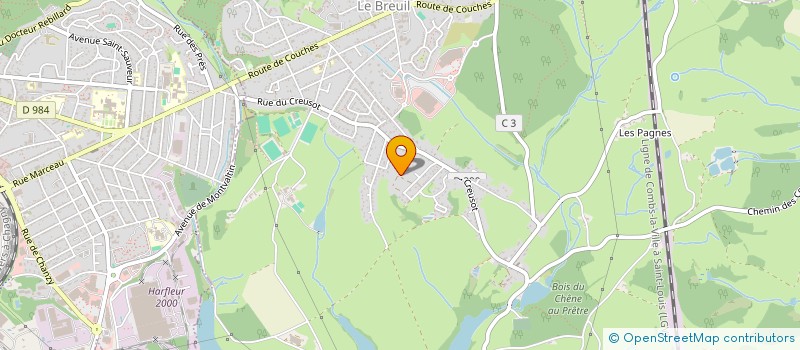 localisation de l'entreprise BEAUSEJOUR  LE BREUIL