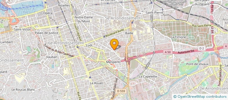 localisation de l'entreprise BEAUSEJOUR BAR à MARSEILLE