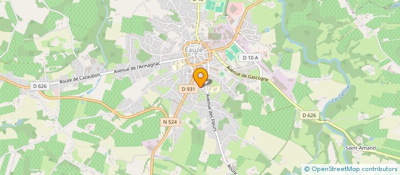 localisation de l'entreprise BEAUSOLEIL  EAUZE