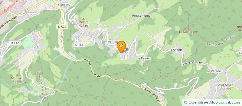 localisation de l'entreprise BEAUSOLEIL  VENON