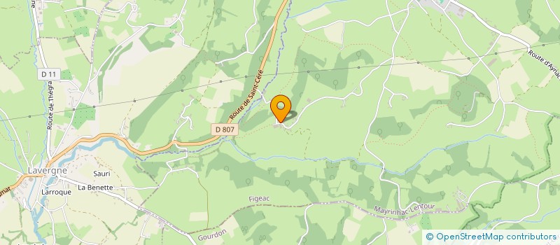 localisation de l'entreprise BEAUSOLEIL  MAYRINHAC-LENTOUR