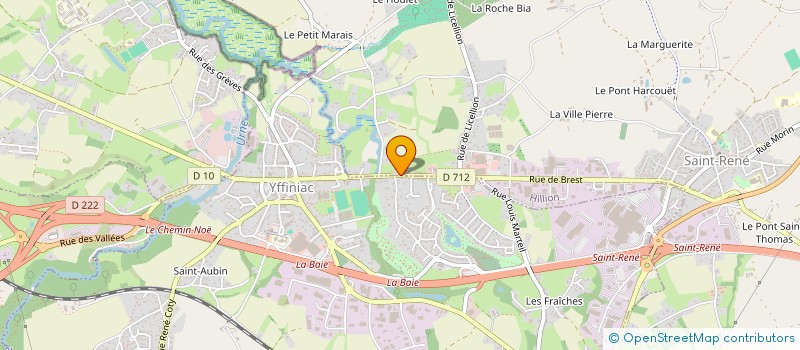 localisation de l'entreprise BEAUSOLEIL  HILLION