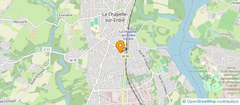 localisation de l'entreprise BEAUSOLEIL INVEST  LA CHAPELLE-SUR-ERDRE