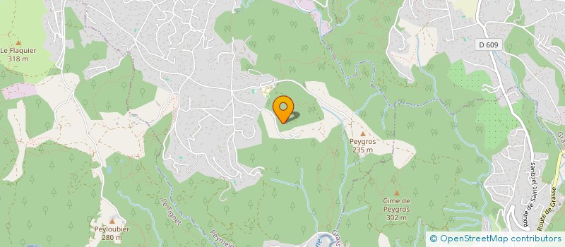 localisation de l'entreprise BEAUSOLEIL PROMOTION 1  PEYMEINADE