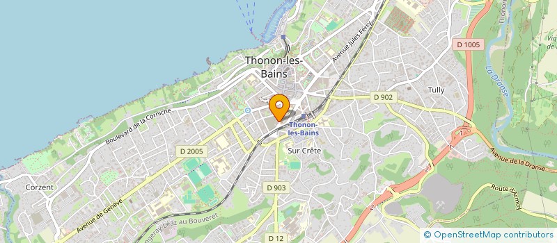 localisation de l'entreprise BEAUSOURIRE à THONON-LES-BAINS