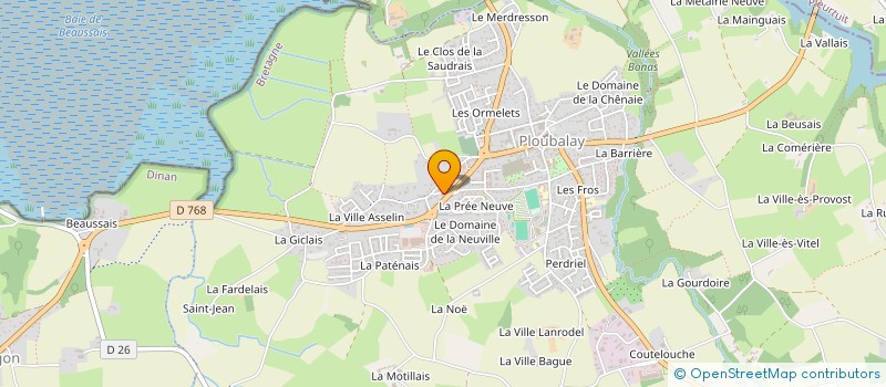 localisation de l'entreprise BEAUSSAIS CONDUITE à BEAUSSAIS-SUR-MER