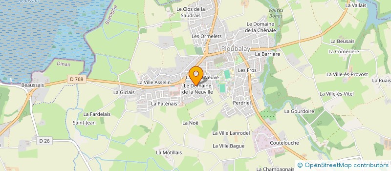 localisation de l'entreprise BEAUSSAIS SOLIDARITE à BEAUSSAIS-SUR-MER