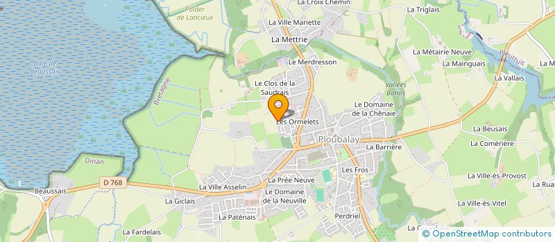 localisation de l'entreprise BEAUSSAIS STORES ET FERMETURES  BEAUSSAIS-SUR-MER