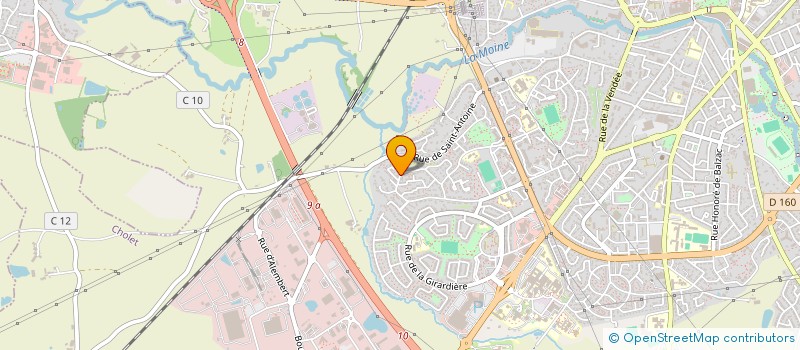 localisation de l'entreprise BEAUSSIER CONSEILS DEVELOPPEMENT INFO à CHOLET
