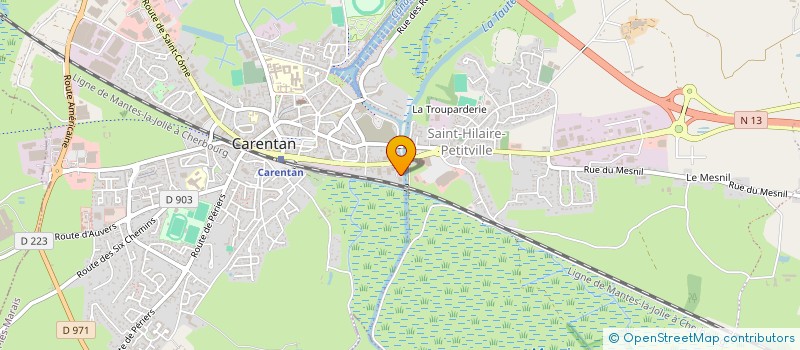 localisation de l'entreprise BEAUSSIRE ASSURANCES  CARENTAN-LES-MARAIS