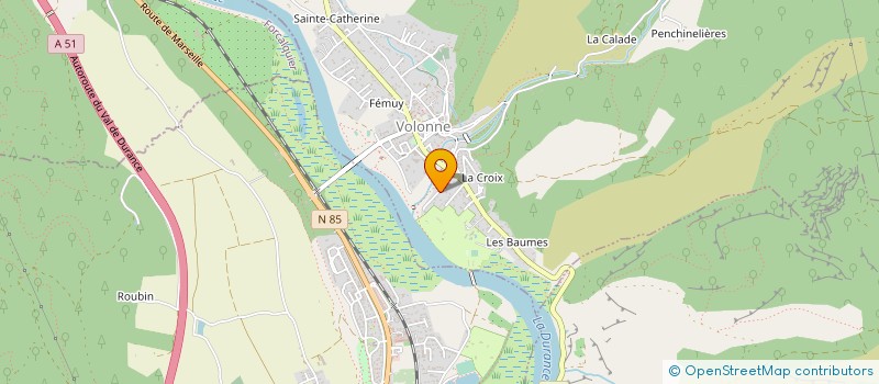localisation de l'entreprise BEAUSSIRE SOLUTIONS BIOSOURCEES à VOLONNE