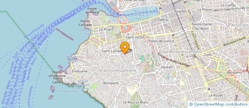 localisation de l'entreprise BEAUSTUDIO à MARSEILLE