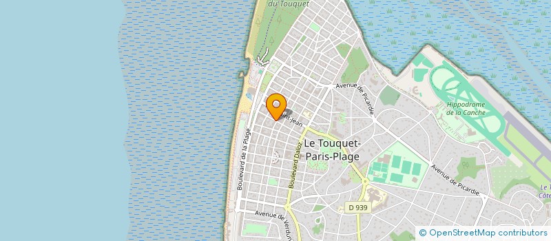 localisation de l'entreprise BEAUTE 2000 à LE TOUQUET-PARIS-PLAGE