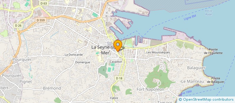 localisation de l'entreprise BEAUTE AQUAMARINE MINCEUR à LA SEYNE-SUR-MER