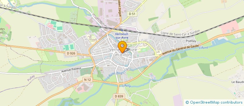 localisation de l'entreprise BEAUTE-BIEN ETRE à VERNEUIL D'AVRE ET D'ITON