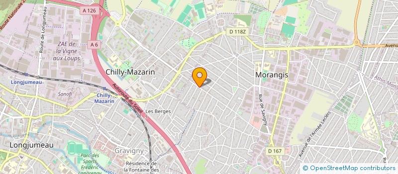 localisation de l'entreprise BEAUTE BIEN ETRE CARIS-DIAS à MORANGIS