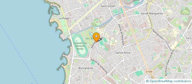 localisation de l'entreprise BEAUTE BY M' à MARSEILLE