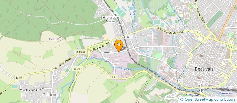 localisation de l'entreprise BEAUTE CANINE  BEAUVAIS