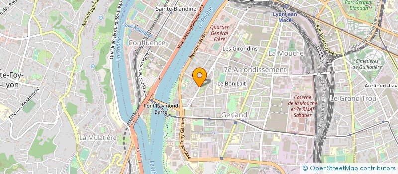 localisation de l'entreprise BEAUTE CENTER  LYON