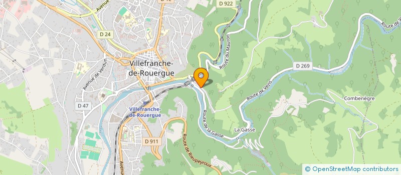 localisation de l'entreprise BEAUTE CONCEPT à VILLEFRANCHE-DE-ROUERGUE
