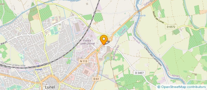 localisation de l'entreprise BEAUTE D AMBRUSSUM à LUNEL