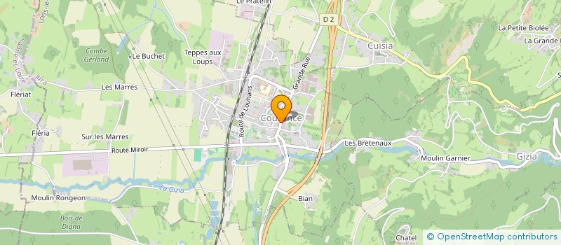 localisation de l'entreprise BEAUTE D'ANGES CASSANDRA  COUSANCE